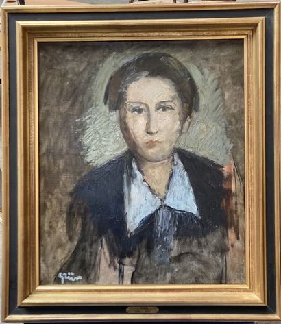 null Jules Alexandre GRÜN (1868-1934) 

Portrait du jeune fils du peintre

Huile...