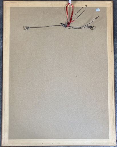 null Georges CHARAIRE (1914-2001)

Poème 

Lithographie réhaussée à l'encre. 

76...