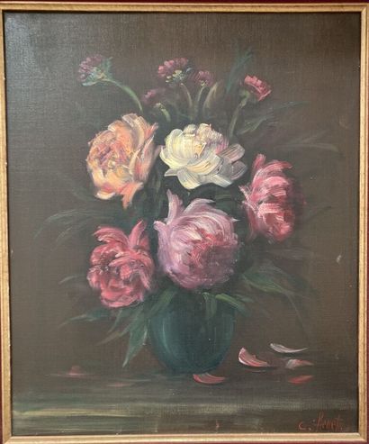 null Charles CHENET (1899-1978)

Bouquet de pivoines

Huile sur toile, signée en...