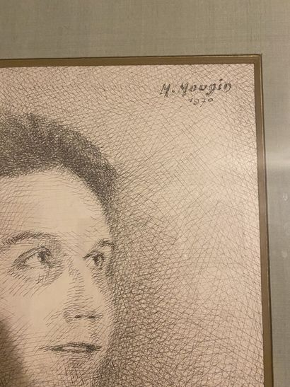 null M. MOUGIN

Portrait d'homme en costume

Encre sur papier, signé et daté 1970...