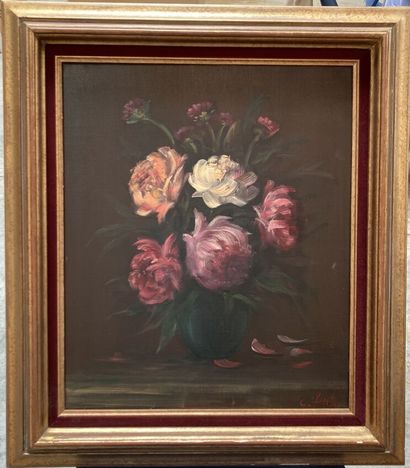 null Charles CHENET (1899-1978)

Bouquet de pivoines

Huile sur toile, signée en...