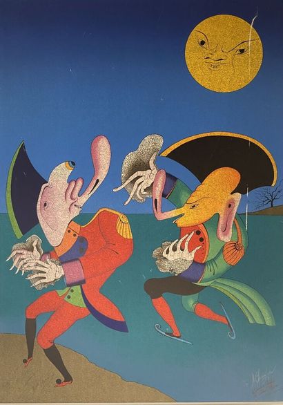 null Mikhail CHEMIAKIN (1943)

Composition with two characters 

Lithograph, signed,...