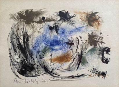 null Paul HOLSBY (1921-2007)

Composition abstraite

Quatre lithographies en couleurs...
