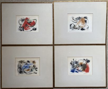 null Paul HOLSBY (1921-2007)

Composition abstraite

Quatre lithographies en couleurs...