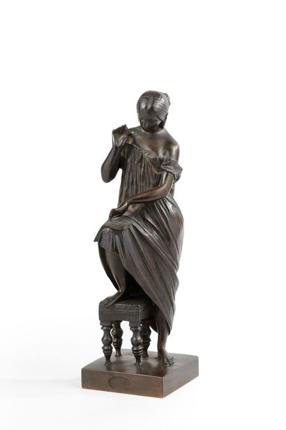 null PRADIER (1790 -1852) 

Femme lisant un livre à la fontaine Molière 

Épreuve...
