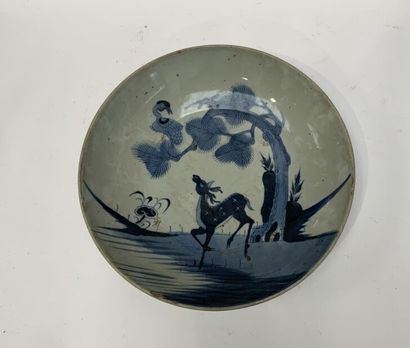 null CHINE, XIXe siècle

Plat creux circulaire en porcelaine à décor en plein en...
