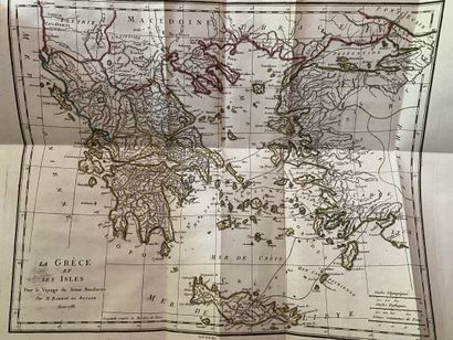 null Collection of maps, plans, views and medals of ancient Greece relating to the...