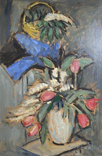null Jeanne SALICETI (1883-1959)

Nature morte au bouquet de fleurs

Huile sur panneau...