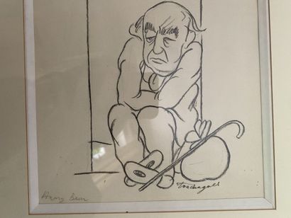 null Louis TOUCHAGUES (1893-1974)

Portrait d'Harry Baur, Asile 

Crayon et encre...