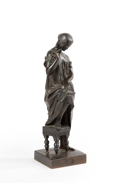 null PRADIER (1790 -1852) 

Femme lisant un livre à la fontaine Molière 

Épreuve...
