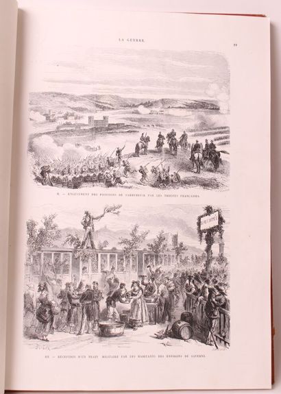 null A. DARLET, The war and the commune, 1870-1871. Drawings by the principal artists...