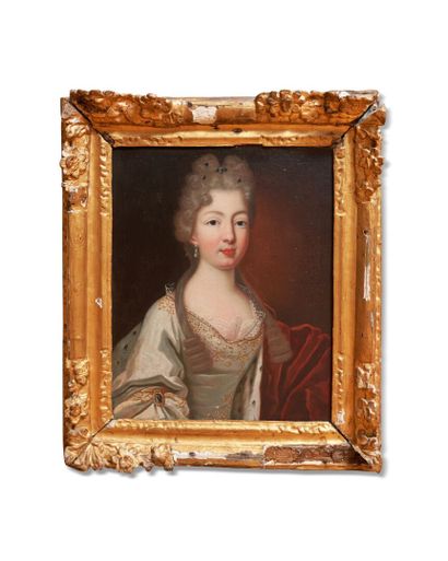 null Ecole FRANCAISE du début du XVIIIème siècle
Portrait de femme
Huile sur toile
41...