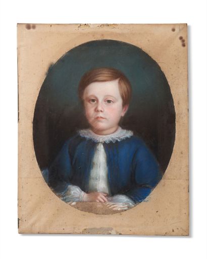 null ECOLE FRANCAISE de la fin du XIXème siècle
Portrait d'un jeune garçon
Pastel...