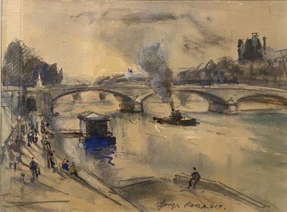 Georges ROUAULT (1871-1958)
Vue de Paris...