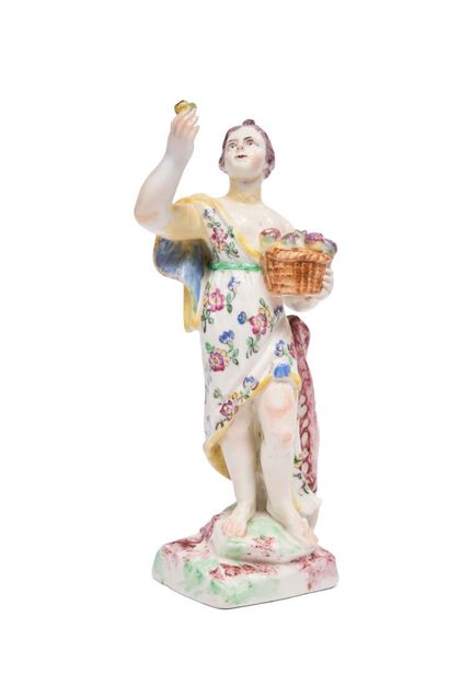 MENNECY
Statuette in soft porcelain representing...