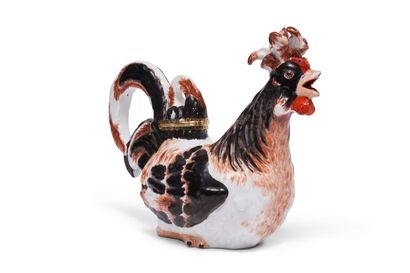 null MEISSEN
Covered porcelain jug in the shape of a rooster with polychrome decoration
polychrome...