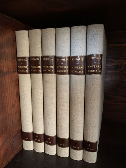 null Set including : 
- 11 bound volumes of FIGARO LITERAIRE
- ALPHA encyclopedia,...