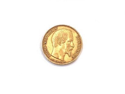 null PIECE de 20 Francs or, 1852.
Poids 6.3 g

FRAIS : 14,28% TTC 