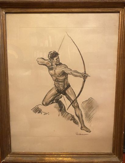 null Paul ORDNER (1901-1969)
Archer
Print, signed in the plate. 
65 x 49 cm at s...