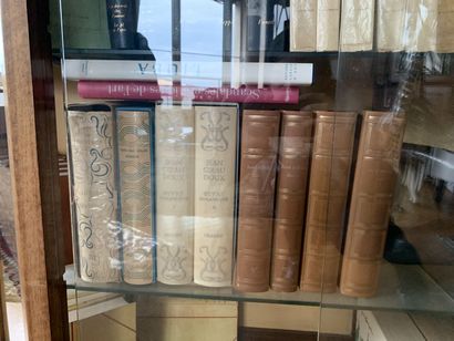 null Important ensemble d'ouvrages reliés, dont : 
- Blaise CENDRARS, 8 volumes
-...