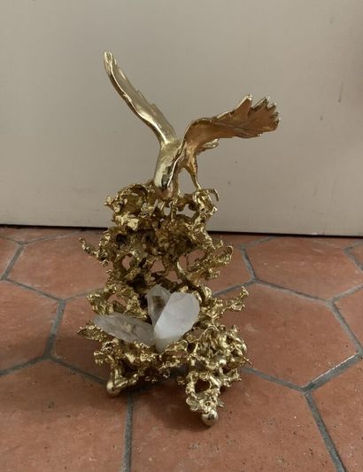 null Claude-Victor BOELTZ
Petit aigle, de la série « bronze éclaté »
Épreuve en bronze...