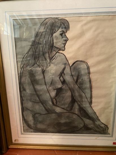 null François-Xavier JOSSE (1910-1991)
Studies of female nudes
Important set of charcoal...