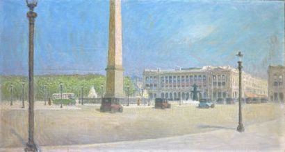null École du XIXe siècle
Place de la Concorde
Huile sur toile
82 x 150 cm
