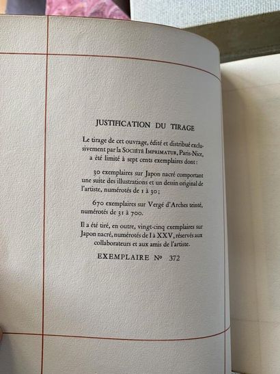 null Ensemble d'ouvrages reliés, dont : 
- MOLIERE, 6 ouvrages, Nice imprimatur,...