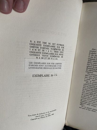 null LEAUTAUD (Paul), Choix de pages de Paul Léautaud par André Rouveyre. Avec une...