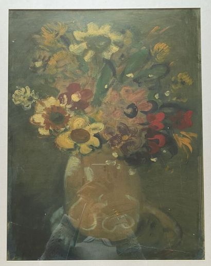 null Sylvain VIGNY (1902-1970)
Bouquet de fleurs
Gouache sur papier, signée en bas...