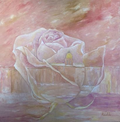 null Corinne KOWALSKI (1956)
Rose ; Femme allongée et vase fleuri
Deux huiles sur...