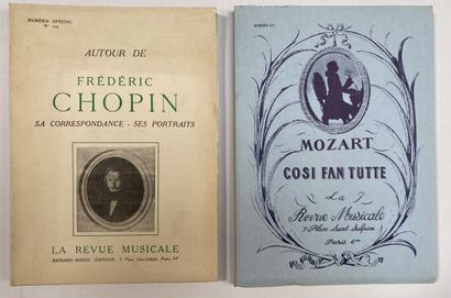 null Set of bound and stapled works including: 
- Sacha GUITRY, Le comédien, Raoul...