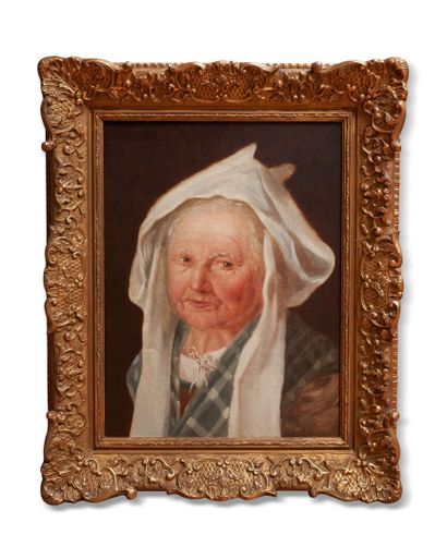 null Ecole anglaise du XVIIIème siècle
Portrait de paysan
Portrait de son épouse
Paire...