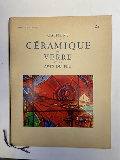 null CAHIERS DE LA CERAMIQUE, du VERRE et des ARTS DU FEU. 
Quarterly magazine, Volumes...