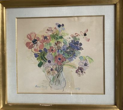 null After Raoul DUFY
Bouquet of flowers
Reproduction. 
51 x 60 cm 