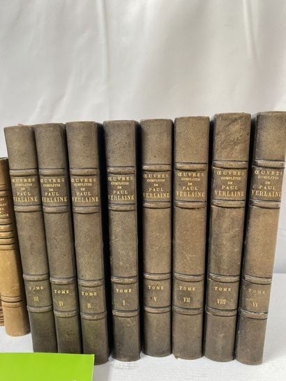 null Set of bound and paperback books, some on Goerg, Bardone, Verlaine. 