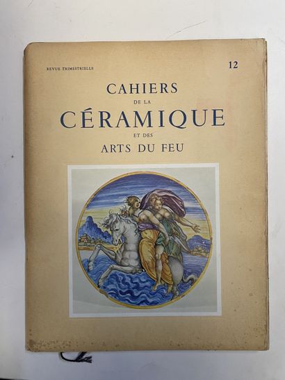 null CAHIERS DE LA CERAMIQUE, du VERRE et des ARTS DU FEU. 
Quarterly magazine, Volumes...