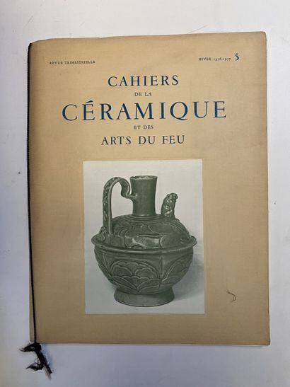 null CAHIERS DE LA CERAMIQUE, du VERRE et des ARTS DU FEU. 
Quarterly magazine, Volumes...