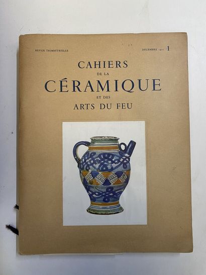 null CAHIERS DE LA CERAMIQUE, du VERRE et des ARTS DU FEU. 
Quarterly magazine, Volumes...