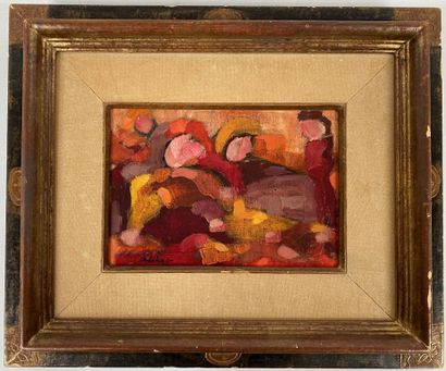 null 20th century school 
Still Life with Vase and Fruit
Oil on canvas, signed lower...