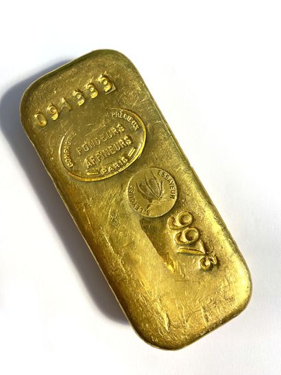 Gold LINGOT 997 grams, n° 091333

Sales charge:...