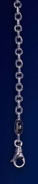null CHAUMET
Articulated bracelet in 750 thousandths white gold, with alternating...