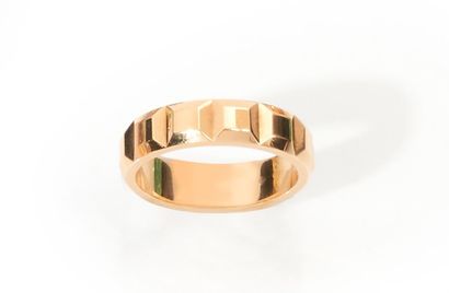 null BOUCHERON, "CLOU DE PARIS" model
Wedding band in 750 thousandths yellow gold...