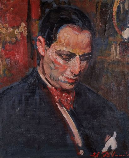 null Jacques-Émile BLANCHE (1861-1942)
Portrait of Armand Pierhal, February 1938...