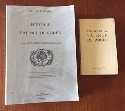 null HISTORY OF THE FAIENCE OF ROUEN. 
André POTTIER. Caen. Editions De Neustrie...