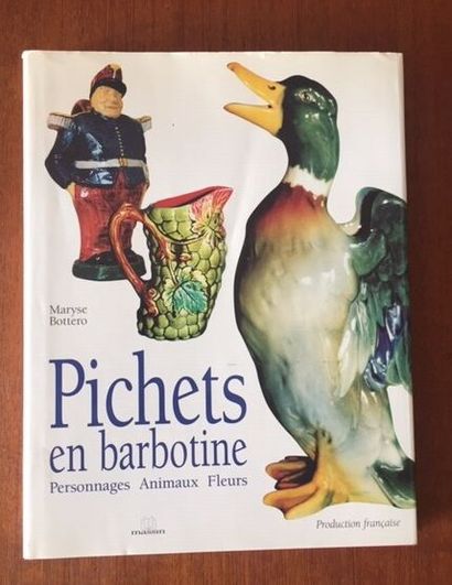 null PICHETS EN BARBOTINE. PERSONNAGES.ANIMAUX. FLEURS. MARYSE BOTTERO. Massin. ...
