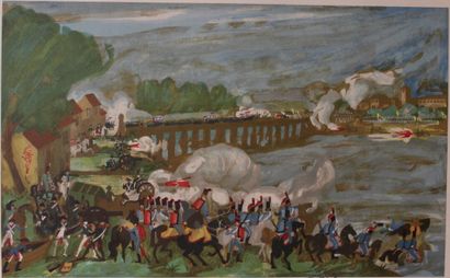 null Jean François A. DEBORD (1938)
The battle of Lodi
Lithograph, signed in pencil...