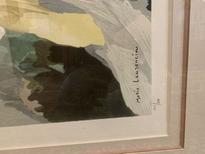 null Marie LAURENCIN (1883-1956)
Les trois grâces 
Lithographie sur vélin, signée...