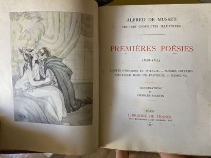 null IMPORTANT SET OF BINDED WORKS including: Proust, Maurice Barres, Carlos Reyles,...