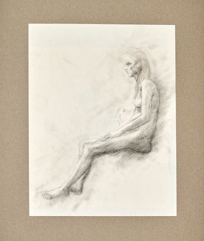 null Haruhiko SUNAGAWA (1946 - 2022)
Portraits, Nudes 
Nine charcoal, ink, ballpoint...